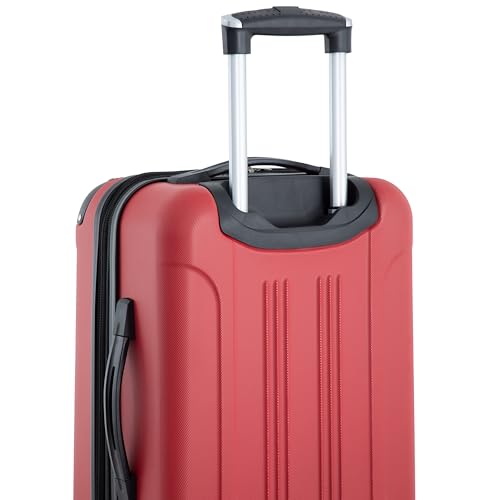 Travelers Club Chicago Hardside Expandable Spinner Luggage, Red, 5 Piece Set - color: Red, size: 5-Piece Set