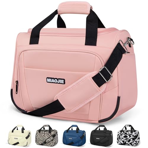 Underseat Carry On Luggage Bag, Lightweight Travel Tote Bag for Travel - color: Pink, size: 18IN