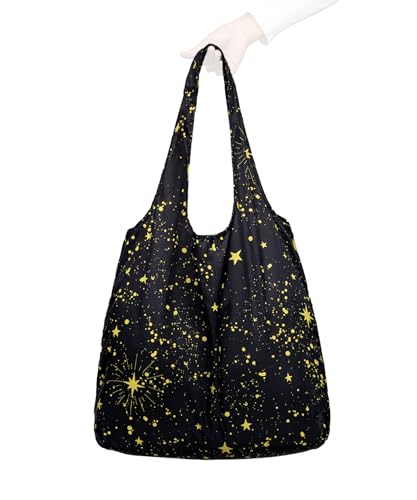 Nanobag Standard 19L Tote Foldable Packable Reusable Grocery Shopping Bag - color: Stars