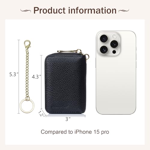 imeetu Rfid Credit Card Holder, Businese Card Case, Wallet for Women Men - color: Pro - Black
