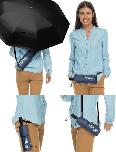 Repel Travel Umbrellas with Waterproof Cases – Compact, Windproof Design with Auto Open, Reinforced Frame, and Reliable Rain Protection Anywhere