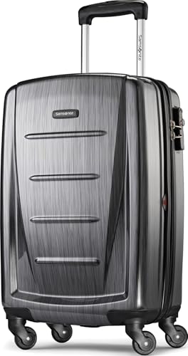 Samsonite Winfield 2 - 20-Inch Hardside Luggage with 360° Spinner Wheels, TSA Lock, Airline Approved - Charcoal - color: Charcoal, size: Carry-on Spinner