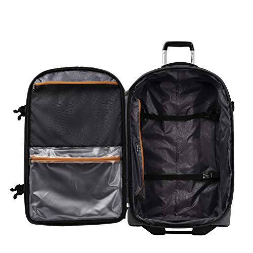 Travelpro Bold Softside Checked Rollaboard, Grey/Black, 28-Inch - color: Grey/Black, size: Checked-Large 28-Inch