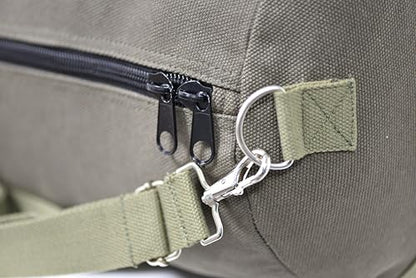 G & F Products Waxed Canvas Military Tool & Gear Bag, 24 In, Olive