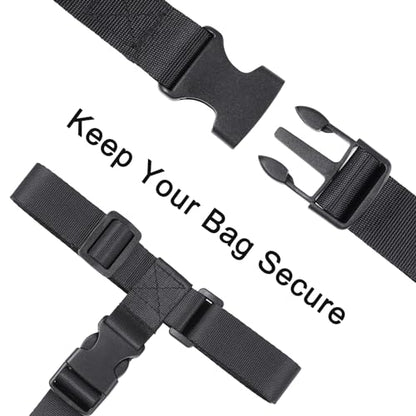 Vigorport Luggage Connector Straps for Suitcase, Add A Bag Suitcase Belt - size: 1''W - Medium