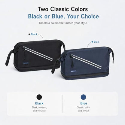 Arxus Toiletry Bag for Men Travel Wash Makeup Shaving Dopp Kit Essentials