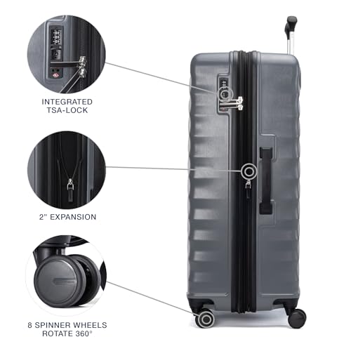 Travelpro Maxlite Air V2 Hardside 2-Piece Set, Grey, 20/28-Inch - color: Shadow Grey, size: 2 Piece Set (20/28)