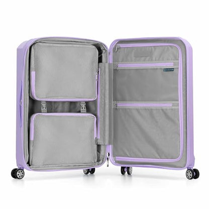 Traveler's Choice Pagosa Hardshell Expandable Luggage with Spinner Wheels, Lavender, 27-Inch Medium - color: Lavender, size: 27-Inch Medium
