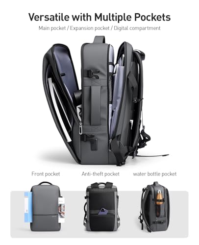 MARK RYDEN Business Backpack for Men, 30L Waterproof Laptop Backpack - color: Elite Gray, size: Standard – 30L