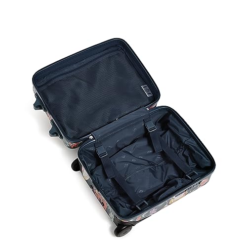 Hardside Underseat Rolling Suitcase Luggage, Fresh-Cut Floral Green - color: Fresh-Cut Floral Green