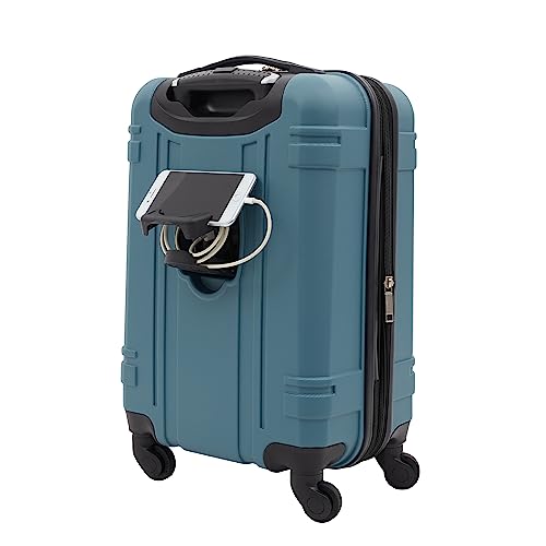 Wrangler Astral Hardside Luggage, Hydro, 20-Inch Carry-On - color: Hydro