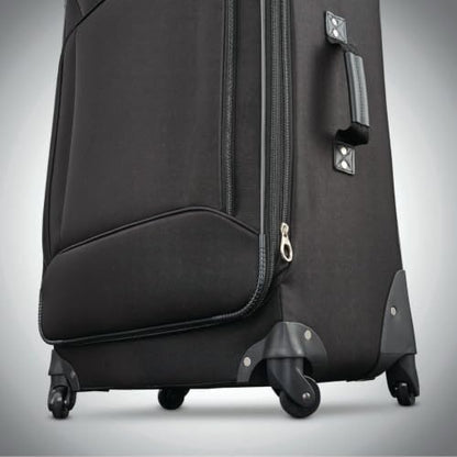 American Tourister Fieldbrook XLT Softside Upright Luggage, Black, 3-Piece Set (BB/21/25) - color: Black, size: 3-Piece Set (BB/21/25)