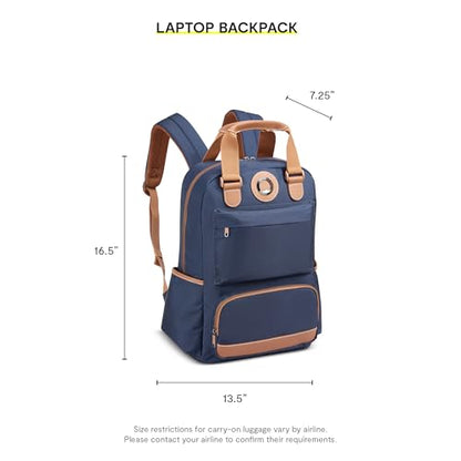DELSEY PARIS Flanerie SE, Travel Laptop Backpack, Blue - color: Blue