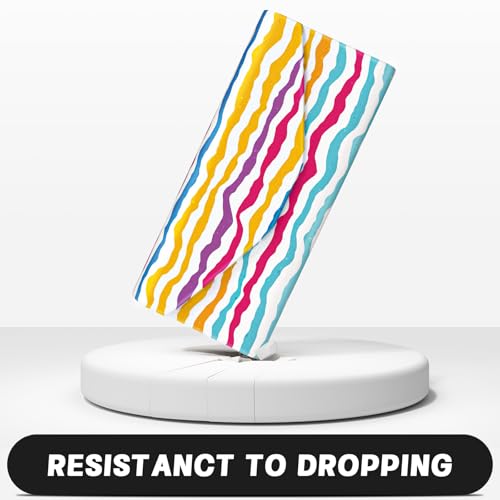 Sunglasses Case, Foldable Glasses Case, Magnetic Hard Shell Folding Holder - color: Colorful Ripples, style: 1 Pcs