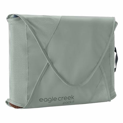 Eagle Creek Pack-It Reveal Garment Folder, Extra Large, Storm Grey | Travel Garment Bag with Compression Wings to Maximize Luggage Space, Convenient Top Handle, Quick-Drying Material - color: Grey