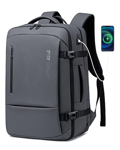 Fenree.geer Travel Laptop Backpack for Men, Business Laptop Backpack 17.3In - color: Grey