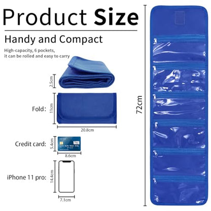 Money Organizer with Zipper,Cash Envelopes Budget Binder - color: Blue