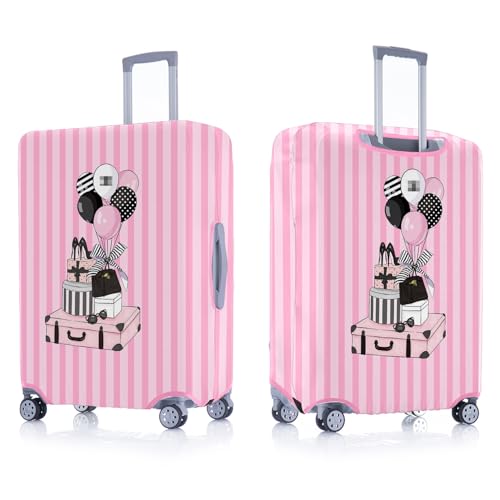 Travel Luggage Cover Washable Elastic Gift Box and Balloon Travel Suitcase Cover Anti-scratch Suitcase cover Fits 18-20 Inch Luggage Cover - color: Luggage cover-25, size: S(18-20in)