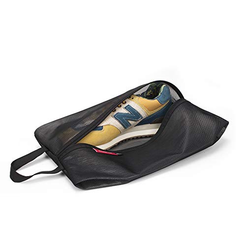 pack all 여행용 신발 가방, 스포츠용 방수 신발 파우치, 블랙., 1팩 - color: 블랙., style: 1팩