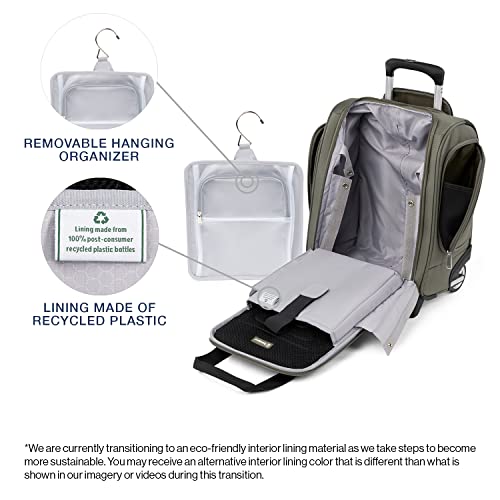 Travelpro Maxlite 5 Softside Carry-On Underseat Luggage, Green, 15-Inch - color: Slate Green