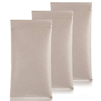TRIUMPH VISION Eyeglass Case Glasses Case Soft Sunglass Pouch Sleeve 3 Pack - color: 3 Pack Grey