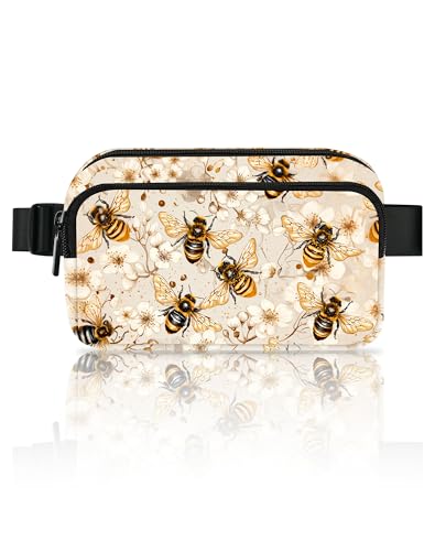 Fanny Pack 여행용 벨트 백 Everywhere 크로스바디 백 여성용 허리 팩 조절 가능한 스트랩 방수, 라이트 옐로우, 패션 - color: 라이트 옐로우