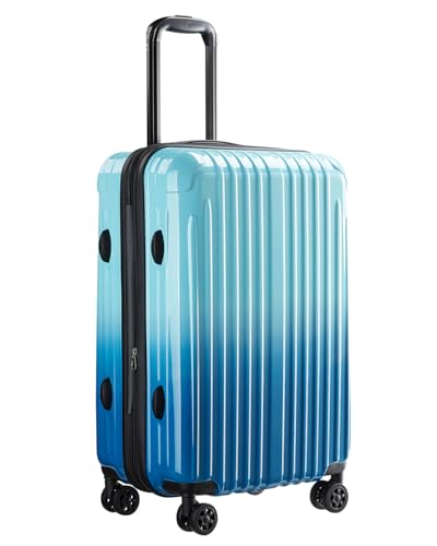 Carry On Luggage 22x14x9 Airline Approved, Suitcases with Wheels - color: Sky, size: S(carry-on-20")