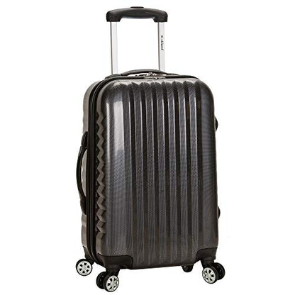 Rockland Melbourne Hardside Expandable Spinner Wheel Luggage, Carry-On 20", Carbon - color: Carbon, size: Carry-On 20"