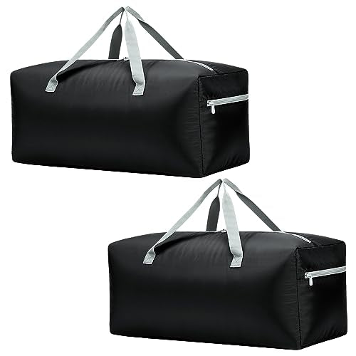 iFARADAY Foldable Duffel Bag, 30 inch / 75L, 2 Packs, Black - color: Black-75L-2 Pack