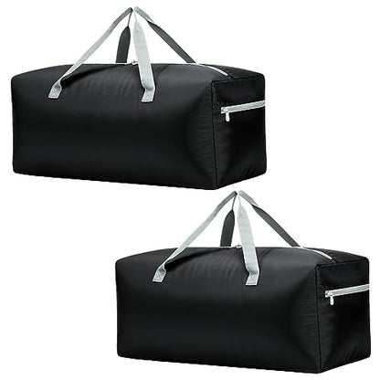 iFARADAY Foldable Duffel Bag, 30 inch / 75L, 2 Packs, Black - color: Black-75L-2 Pack