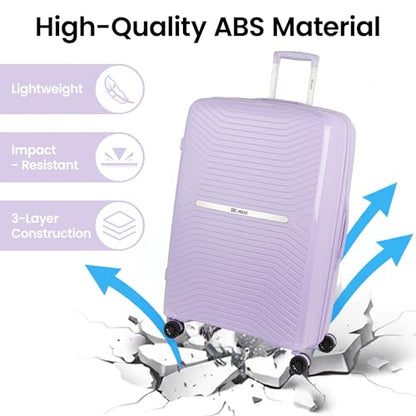 Luggage Sets 2 Piece(20/29in),w/TSA LOCK,Suitcase Set - color: Lavender, size: 2-Piece Set (20"/29'')