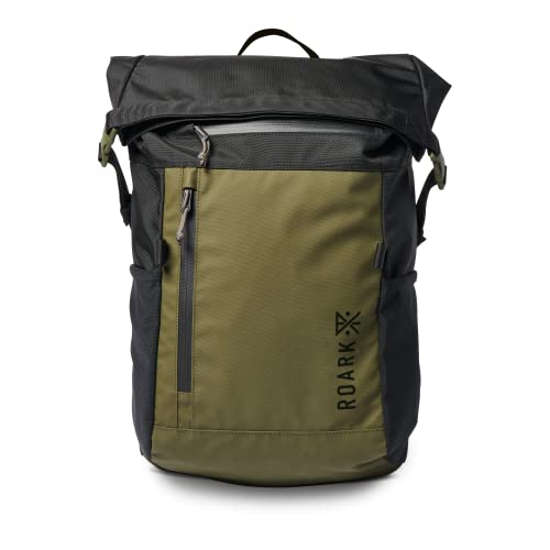 Roark Passenger 27L 2.0 Backpack, Travel Day Pack with Laptop Storage - color: Black Military