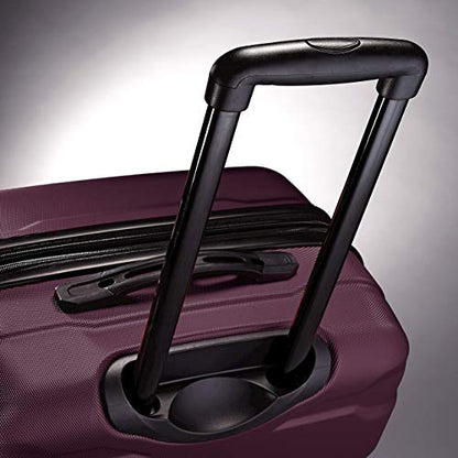 Samsonite Omni PC Hardside Expandable Luggage with Spinner Wheels, Purple, Carry-On 20-Inch - color: Purple, size: Carry-On 20-Inch