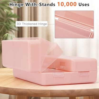 FYY Travel Pill Organizer, Pill Box Medicine Case-2pcs Pink - color: Pink, size: Large (1 Piece), Small (1 Piece)