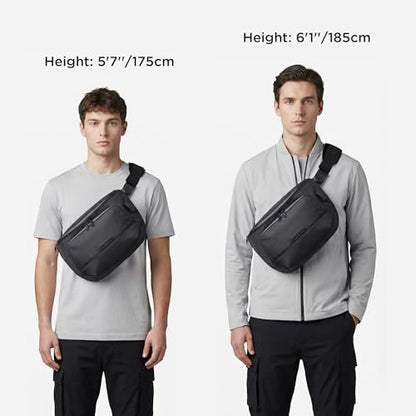 ALPAKA Bravo Sling Max 8L RFID-Blocking Sling Laptop Bag - color: Black