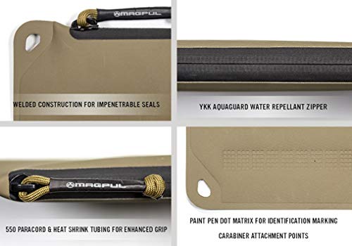 Magpul DAKA Pouch Zippered Tactical Range Tool and Gear Bag - color: Olive Drab Green, size: Small (6" x 9")