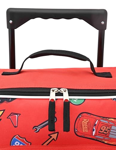 Fast Forward Cars Luggage 16" Soft Side Wheeled Pilot Case- Rolling Suitcase 16x12x5 - color: Cars 16"