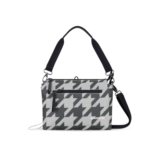 Sherpani Mei, Small Anti-Theft Crossbody Purse - color: Houndstooth
