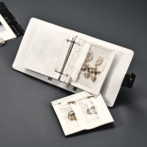 Oirlv Travel Jewelry Organizer Book Black - color: Black