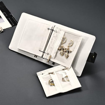 Oirlv Travel Jewelry Organizer Book Black - color: Black