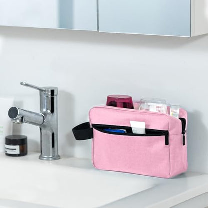 Elviros Hanging Toiletry Bag, Travel Makeup Dopp Kit, Small, Pink - color: Pink, size: Small
