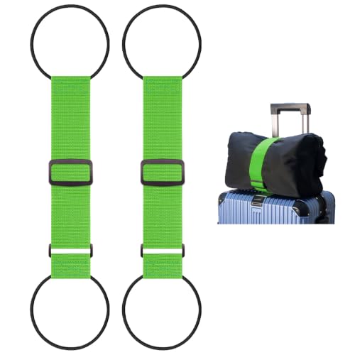 Luggage Strap, Family Set (2) Green - color: Green