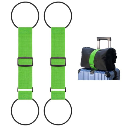Luggage Strap, Family Set (2) Green - color: Green