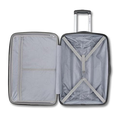 Samsonite Winfield 2 Hardside Expandable Luggage with Spinner Wheels, Artic Pink, Checked-Medium 24-Inch - color: Artic Pink, size: Checked-Medium Spinner