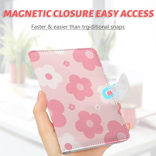 Passport Holder, Cute Travel Wallet Cover with RFID Blocking, - color: H-Garden