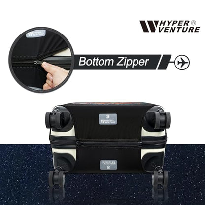 HYPER VENTURE Travel Luggage Cover Suitcase Protector Fits 23-26 Inch, M - color: Road Adventure, size: M