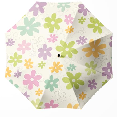 Folding Umbrella, Automatic Small Compact, Sun & Rain - color: SZ14