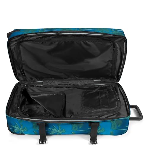 EASTPAK 78L Tranverz M – Medium Softside Checked Luggage, Brize Tree Navy - color: Brize Tree Navy, size: 78 Liter Checked Bag