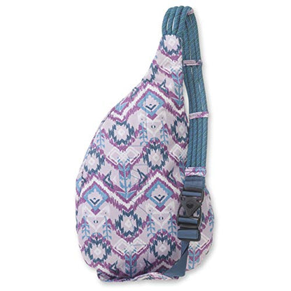 KAVU Rope Sling, Water-Resistant Crossbody Bag - color: Purple Ikat