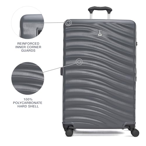 Travelpro Maxlite Air V2 Hardside 2-Piece Set, Grey, 20/28-Inch - color: Shadow Grey, size: 2 Piece Set (20/28)